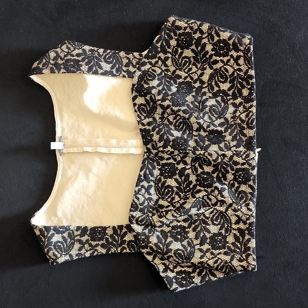 Charlotte Russe Flower Lace Top